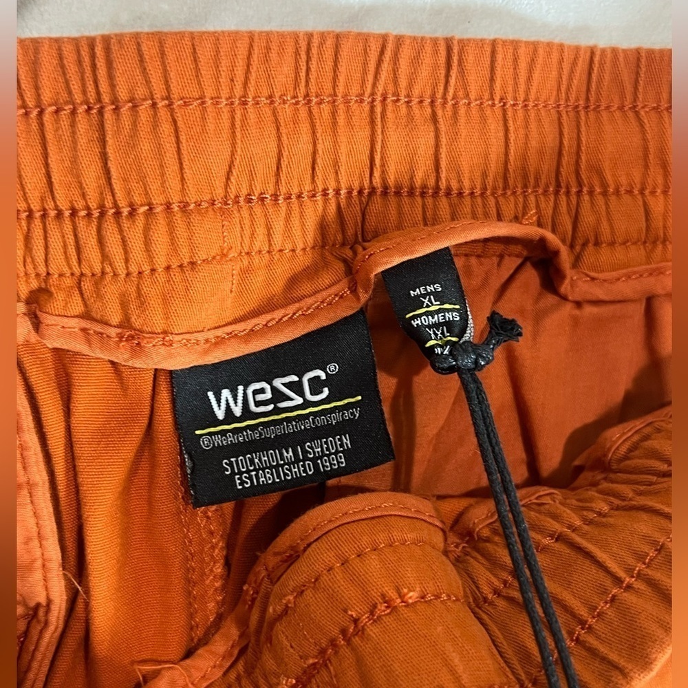 NWT Wesc Utility Jogger Pants XL Rust Orange Perf… - image 7